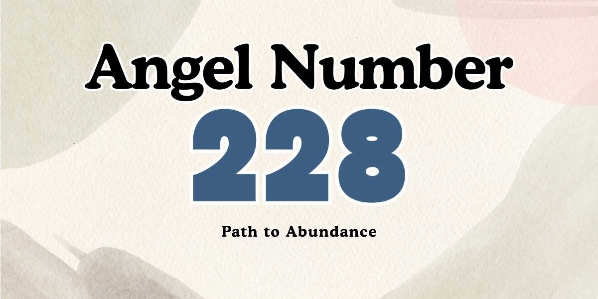 Angel Number 228 Meaning Path to Abundance