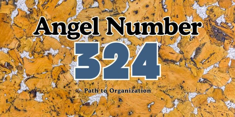 Angel Number 324 Meaning Path to Organization