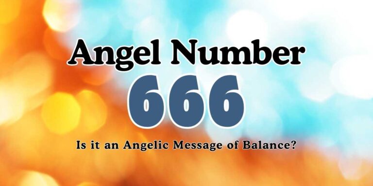 Is 666 an Angelic Message of Balance