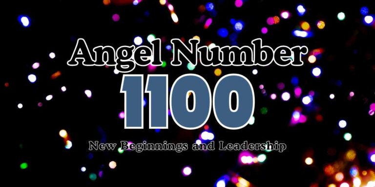 Angel Number 1100 Meaning New Beginnings and Leadership